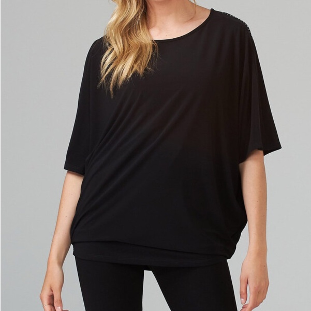 Tahari Elegant Black Women's Top